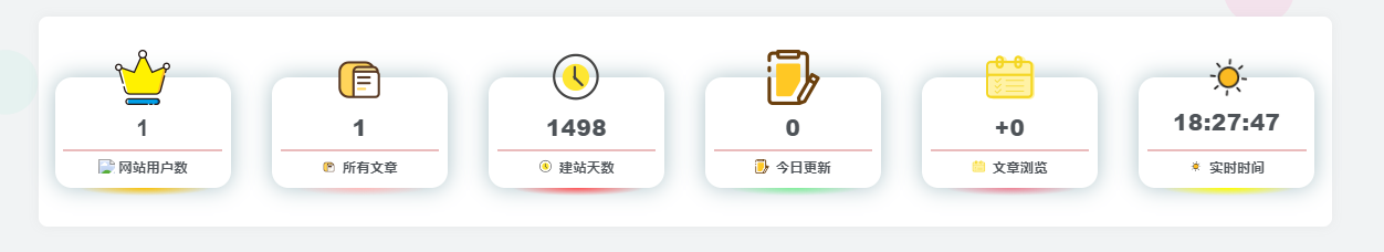 添加文章统计信息美化框小工具-黔客侠